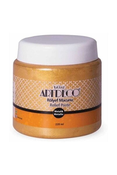 Artdeco Metalik Rölyef Macunu 22-21 Metalik Altın