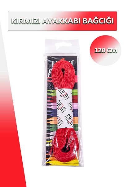 Dopar Lucky Red Shoelace Flat Laces 120 Cm