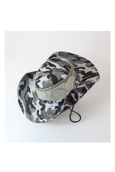 Kardelen Butik Denizli Sniper Camouflage Hat (56-58 Cm) (Grey)