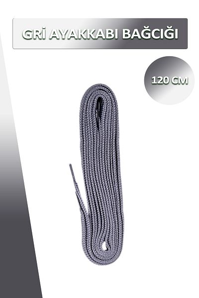 Dopar Lucky Gray Shoelaces Flat Laces 120 Cm