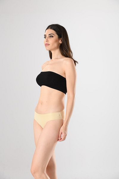 Miss Fit 12584 Chiloți fără cusături pentru femei, tăiați cu laser, fără sudură, sub burtă