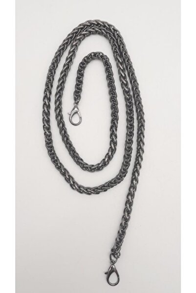 angel çanta aksesuar سلسلة حقيبة محبوكة سميكة بلون دخاني (100 سم)