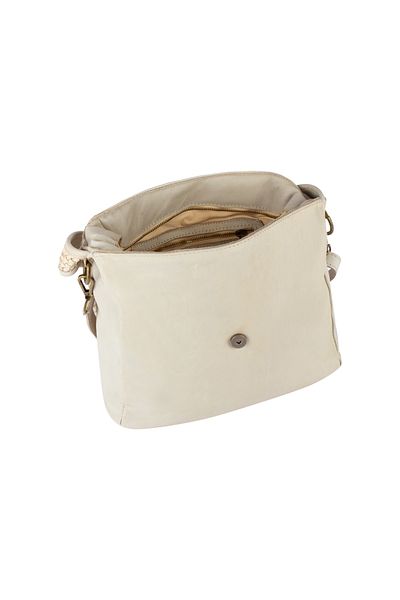 Dreimaster Vintage Schultertasche aus Leder