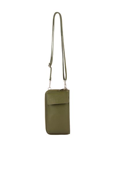 USHA Brief- und Handytasche aus Leder