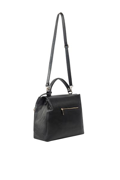 USHA BLACK LABEL Henkeltasche aus Leder