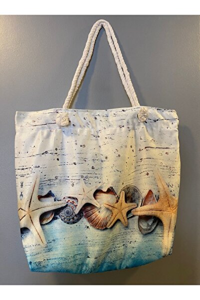 CNGZSHOP Μοντέρνα κομψή τσάντα θάλασσας με μοτίβο, σχήμα, τσάντα παραλίας (ΔΙ...