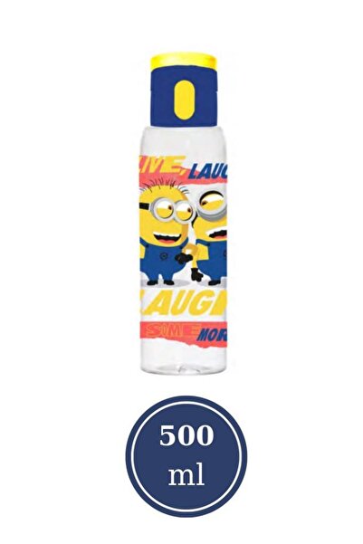 Flosoft Lisanslı Minions Düğmeli Matara Ve Beslenme Kutusu, Minyonlar 3 Bölmeli Okul Kabı Ve Suluğu 2’li Set