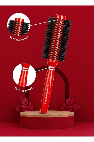 ELSA Professional 262 Red Hair Blow Dry Brush