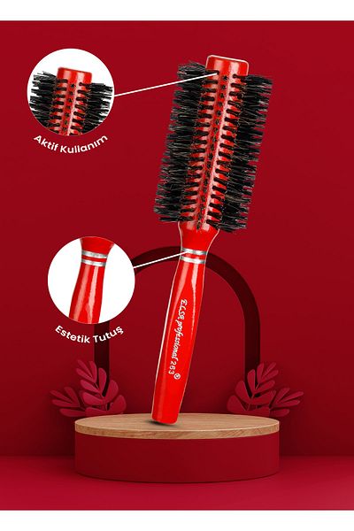 ELSA Professional 263 Red Hair Blow Dry Brush