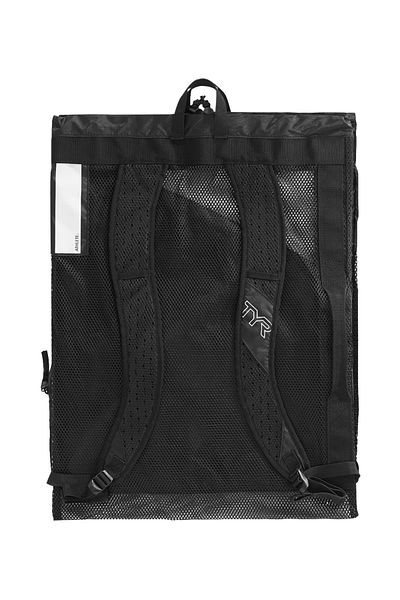 TYR Sport Tyr Elite Black Mesh and Backpack, Training, Sports and Beach Bag