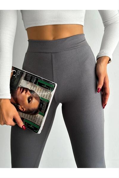 Swana Μεγάλο και μικρό μέγεθος Γυναικείο κολάν με ραβδώσεις