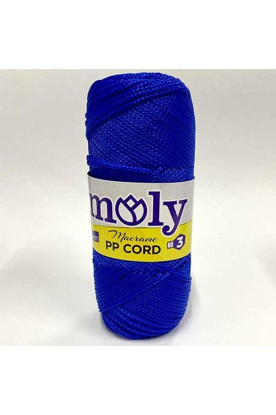 Moly Πολυεστερικό σχοινί μακραμέ Saks Blue (100 γρ.)