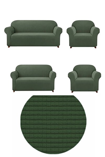 Ensari karaoğlu Canapea Lycra - Husă pentru scaun elastic 3+2+1+1, husă pentr...