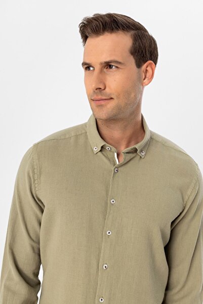 SÜVARİ Кутовий манжет Slimfit Пряма сорочка