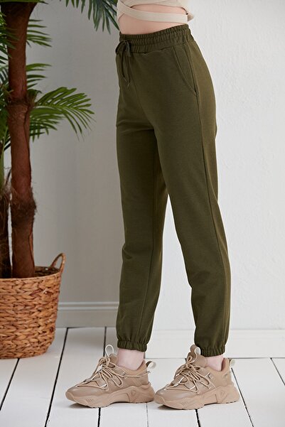 Green Hill Sweatpants Summer Plain Model
