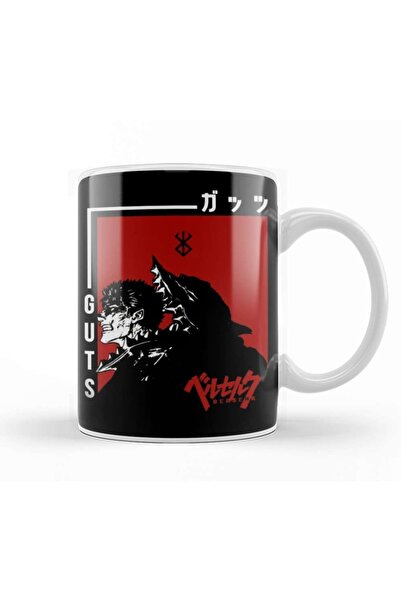 Baskı Dükkanı Berserk Guts Armo Mug Glass Porcelain