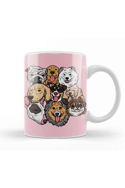Baskı Dükkanı Funny Dog Lover Gift For Men Mug Cup Porcelain