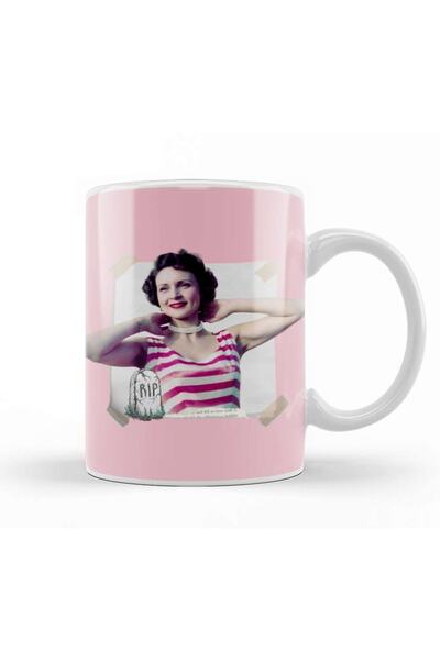 Baskı Dükkanı كوب بيتي وايت هاني ديد هورس 99 كوب بورسلين