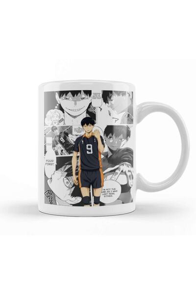 Baskı Dükkanı Haikyuu Kageyama Tobio Kupa Bardak Porselen