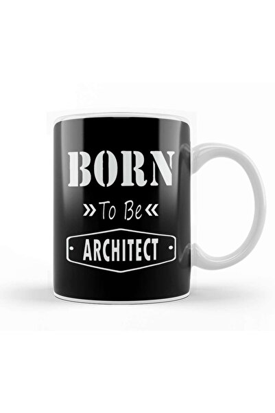 Baskı Dükkanı كوب Born To Be Architect، بورسلين زجاجي