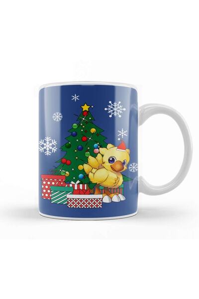 Baskı Dükkanı كوب شوكوبو حول شجرة الكريسماس من البورسلين