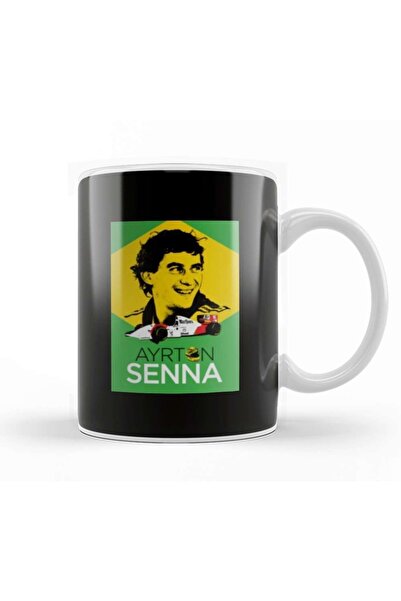 Baskı Dükkanı كوب أيرتون سينا فورميولا 1 زجاج بورسلين