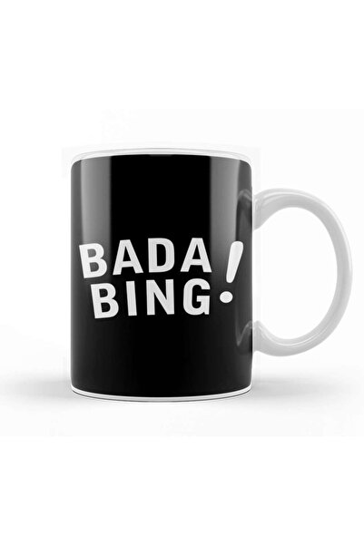 Baskı Dükkanı بادا بينج بلاك 06 مج زجاجي بورسلين