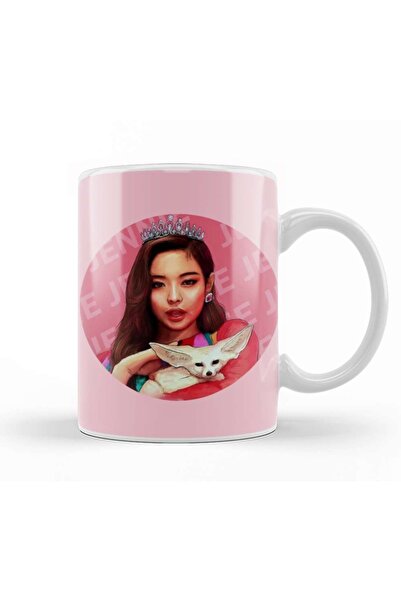 Baskı Dükkanı كوب Kpop Jennie Black Ddu Du Ddu Du من البورسلين