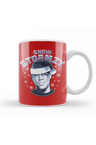 Baskı Dükkanı كوب بورسلين زجاجي لعيد الميلاد من سنو ستورمزي