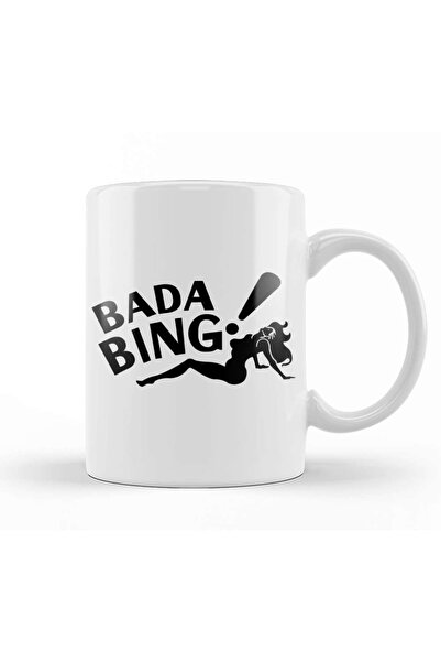 Baskı Dükkanı بادا بينج بلاك 01 مج زجاجي بورسلين