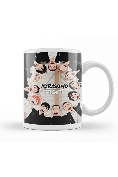 Baskı Dükkanı كوب كاراسونو هايكيو من البورسلين