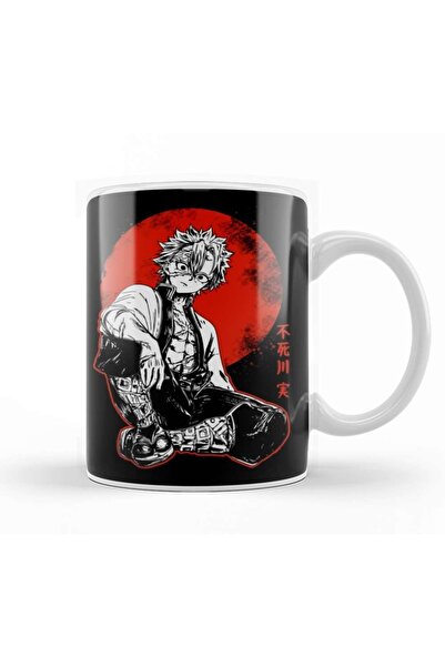 Baskı Dükkanı كوب سانيمي شينازوجاوا ريد مون من البورسلين