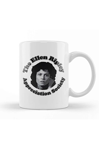 Baskı Dükkanı كوب من البورسلين من Alien The Ellen Ripley Appreciation Society