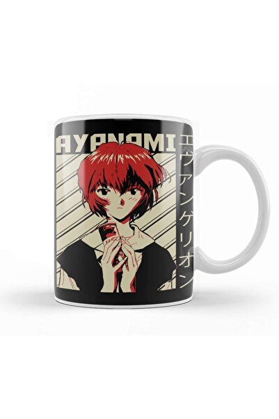 Baskı Dükkanı كوب إيفانجيليون ري أيانامي من البورسلين