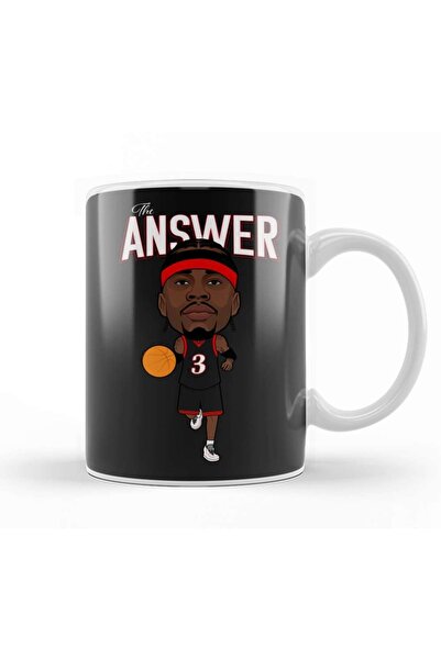 Baskı Dükkanı ألان ايفرسون الجواب كوب زجاجي من البورسلين