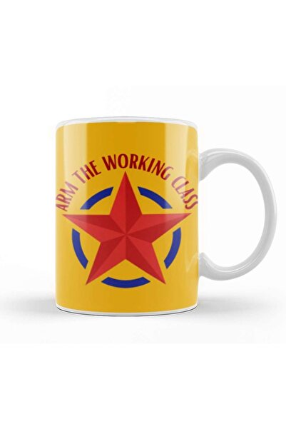 Baskı Dükkanı كوب هدية من Arm The Working Class Arm من البورسلين