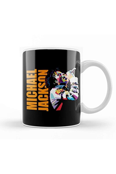 Baskı Dükkanı Popartstyle Michael Jackson King Of Pop In Pop Art Kupa Bardak ...