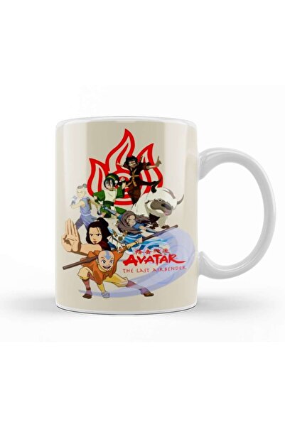Baskı Dükkanı The Gaang Avatar The Last Airbender Kupa Bardak Porselen