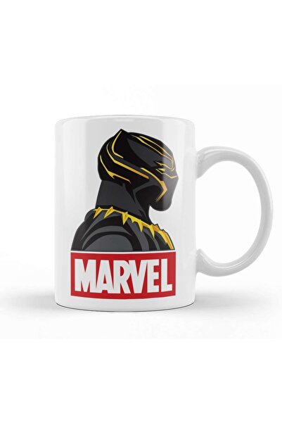 Baskı Dükkanı كوب بلاك بانثر مارفل من البورسلين
