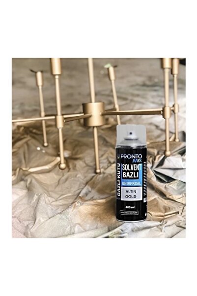 Motip Altın Gold Efekt Sprey Boya - Metal Ahşap Plastik Yüzeyler