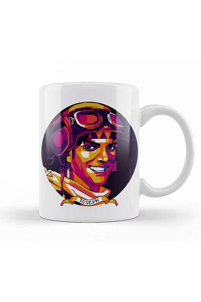 Baskı Dükkanı Joseph Joestar Mug Cup Porcelain