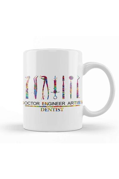 Baskı Dükkanı كوب دكتور مهندس فنان طبيب أسنان 022 بورسلين