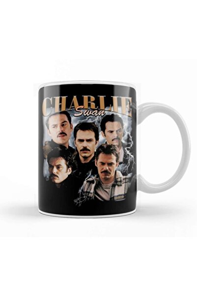 Baskı Dükkanı كوب بورسلين من ديلف تشارلي سوان