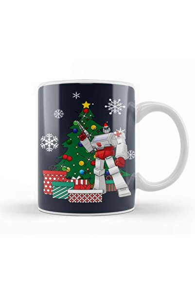 Baskı Dükkanı Ratchet Around The Christmas Tree Transformers Kupa Bardak Pors...