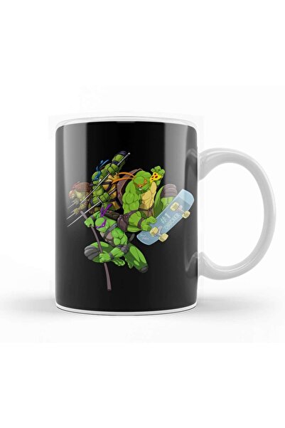 Baskı Dükkanı كوب بورسلين من سلاحف النينجا، سلاحف النينجا باور 02