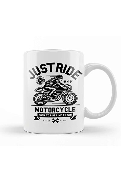 Baskı Dükkanı كوب بورسلين للدراجة النارية من Just Ride