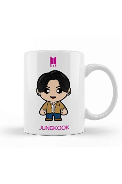 Baskı Dükkanı Jungkook Bts Golden Makne Minime Version Mug Cup Porcelain