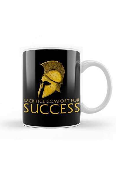 Baskı Dükkanı كوب بورسلين مريح من Motivational Inspiring Stoic Mindset Sacrifice