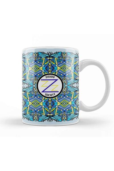 Baskı Dükkanı كوب فني من Team Zissou Life Aquatic Zissou Society من البورسلين...