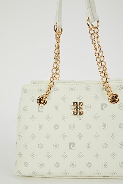 Pierre Cardin Geantă de umăr de damă Monogram albă 05PO23Y1712